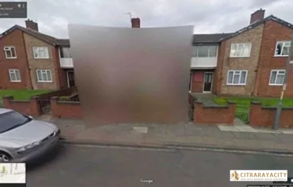 cara blur rumah di google maps