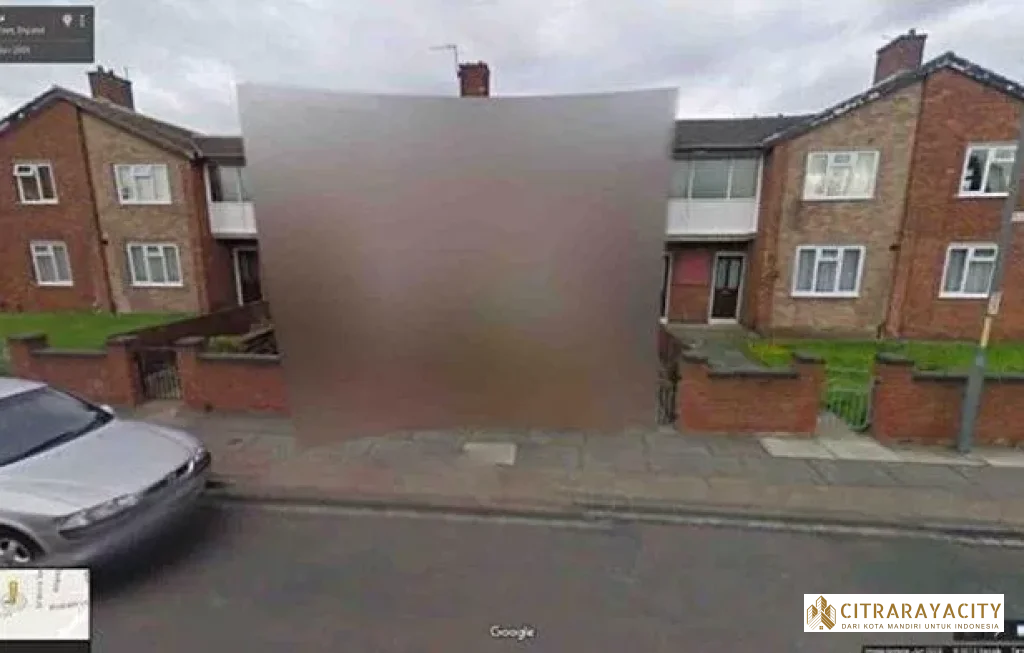 cara blur rumah di google maps