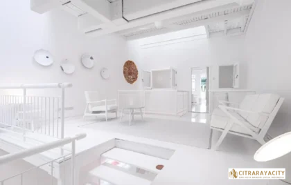 desain rumah serba putih