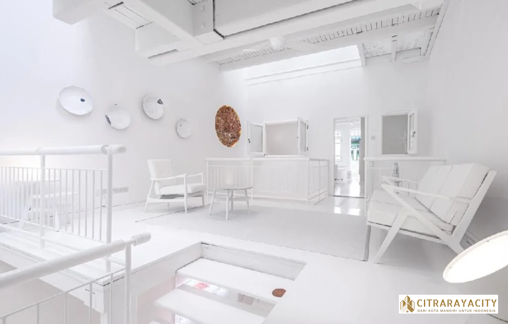 desain rumah serba putih