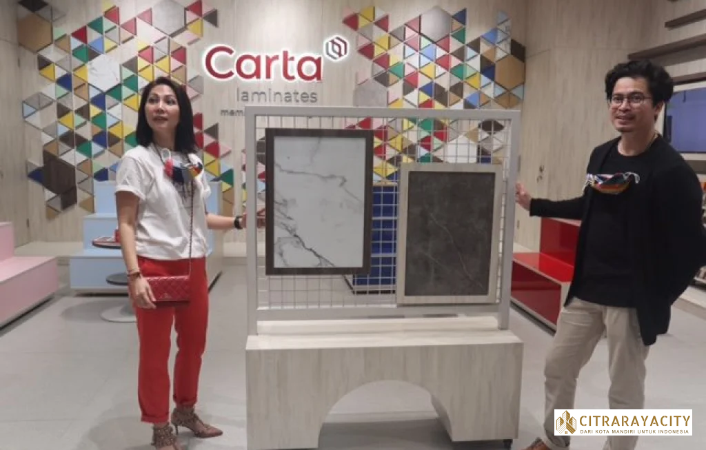 pameran instalasi seni Carta Laminates