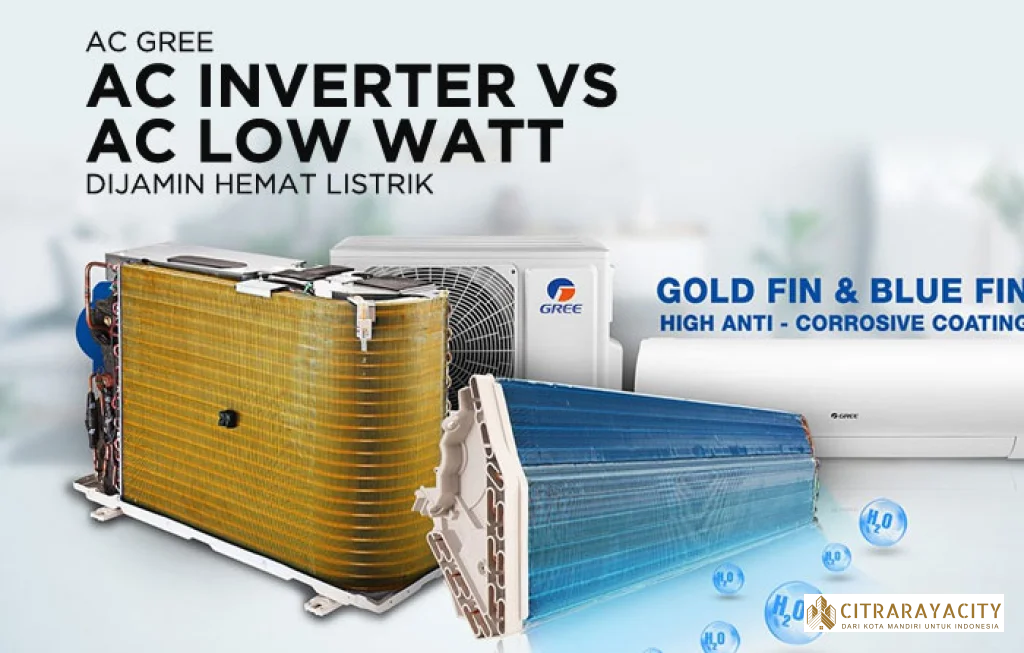 perbedaan ac inverter dan split