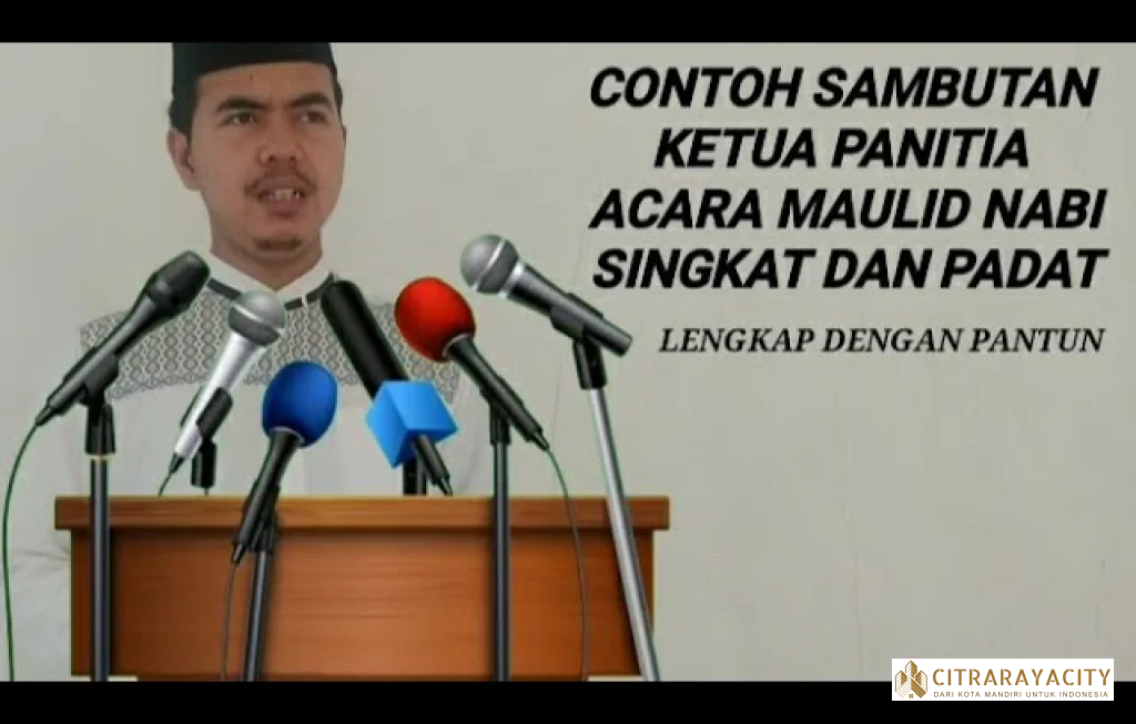 sambutan ketua panitia acara