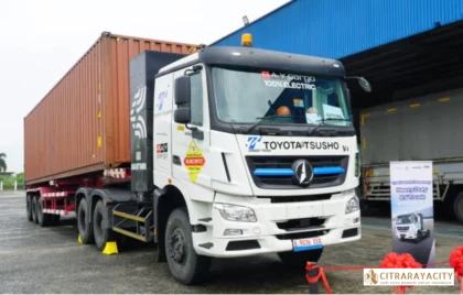 truk kontainer listrik Indonesia
