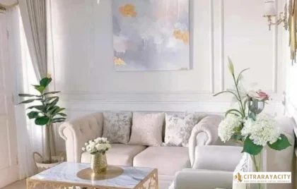 ruang tamu minimalis mewah