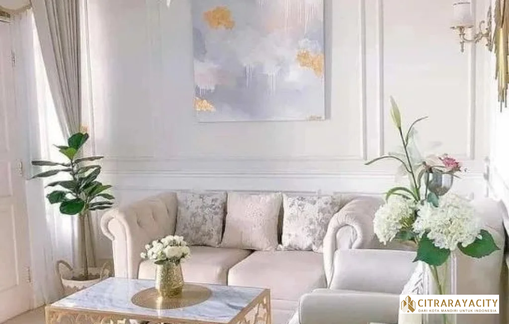 ruang tamu minimalis mewah